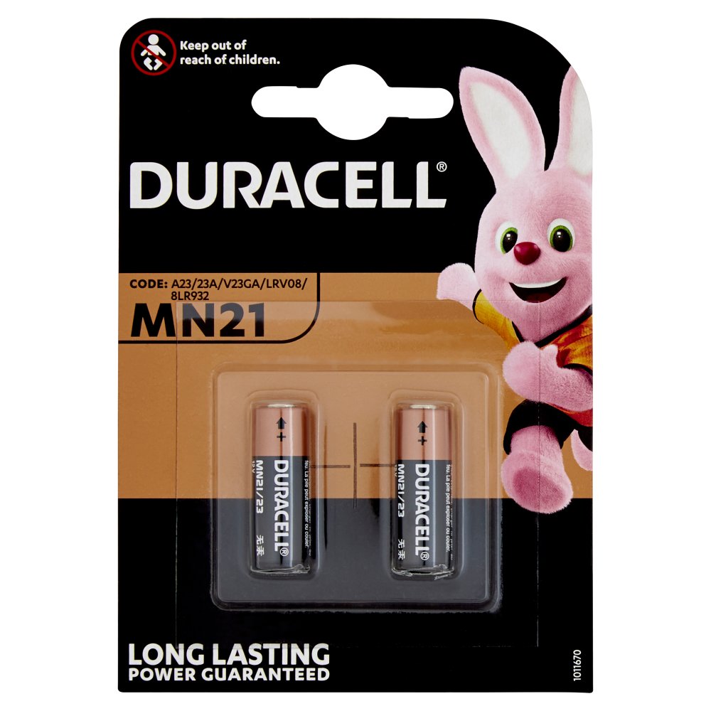 DURACELL SECURITY MN21 B2 ALC. PER TELEC OMANDI/CAL