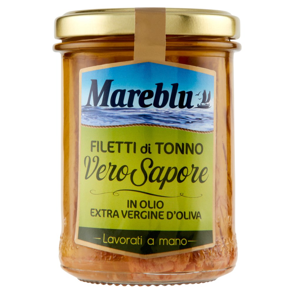 MAREBLU TONNO IN VETRO OLIO EXTRAVERGINE GR.180