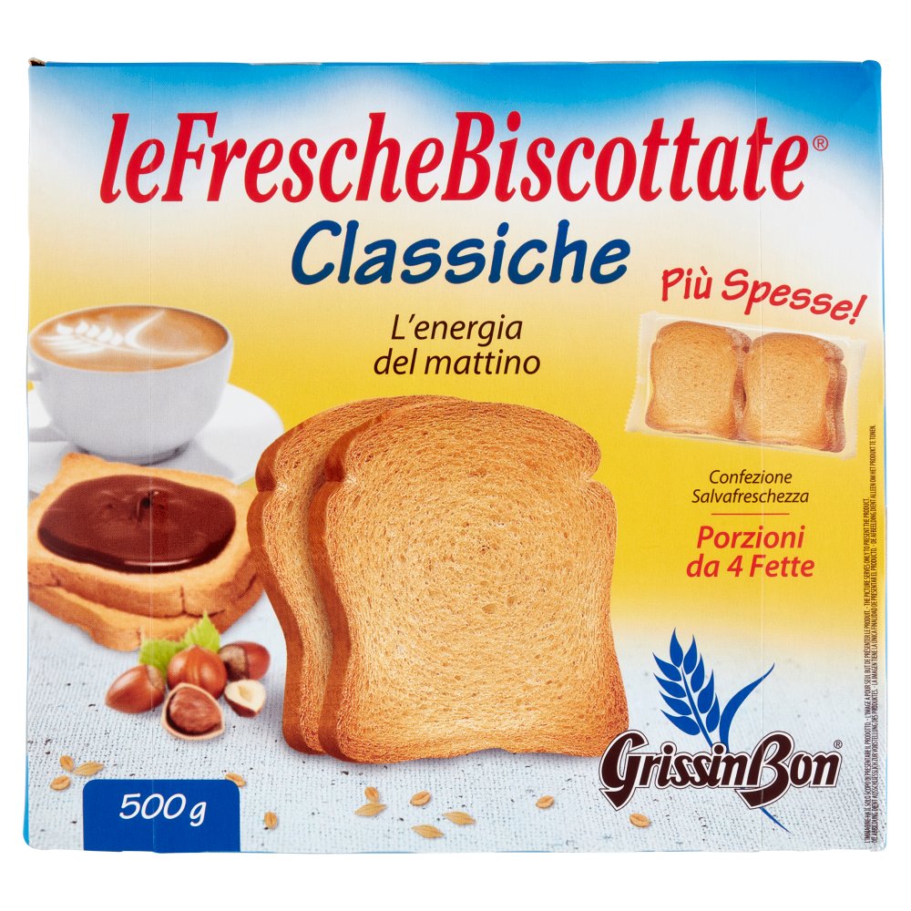 GRISSIN BON FETTE BISCOTTATE CLASSICHE G R.500 X16