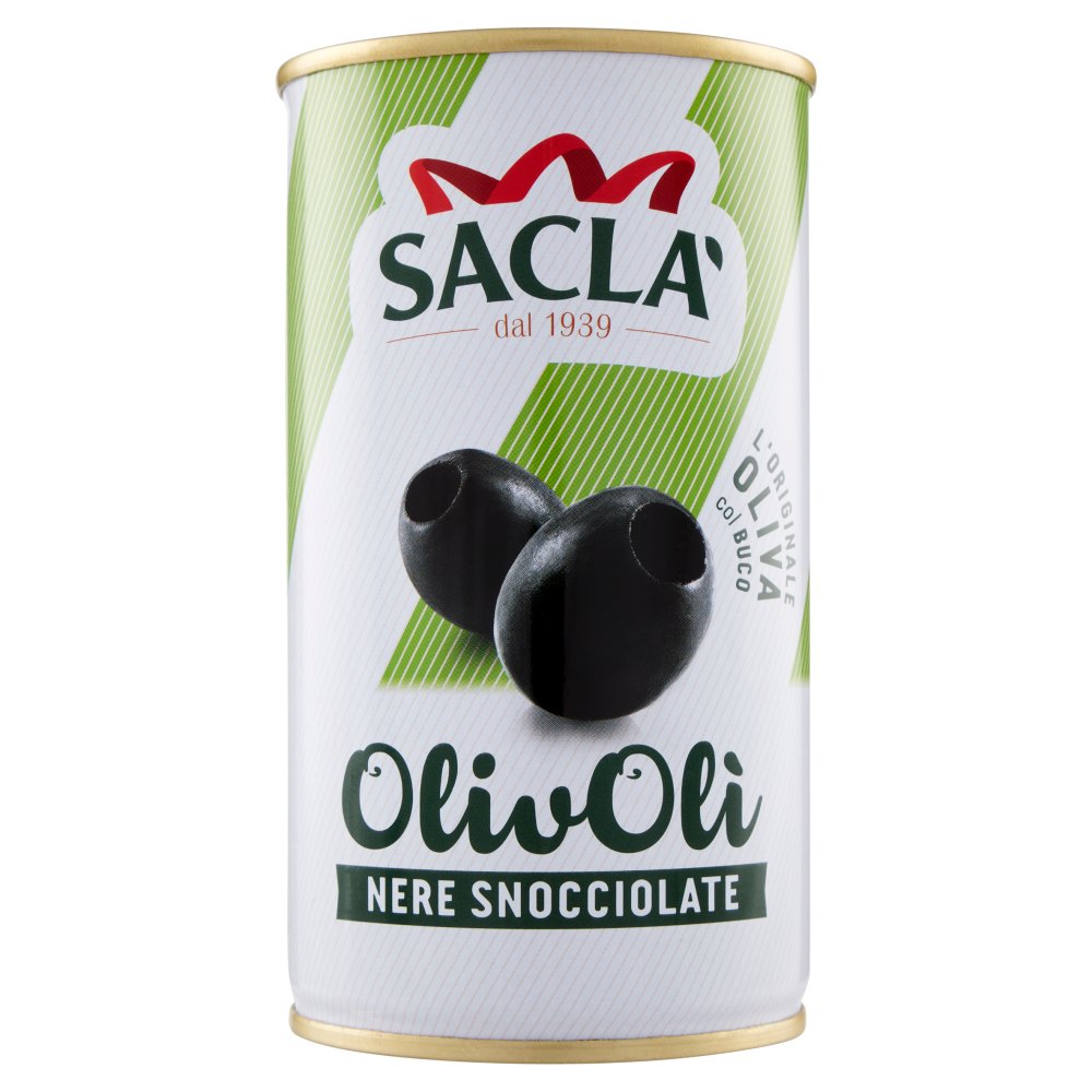 Sacla' Olive Nere Snocciolate Gr.135