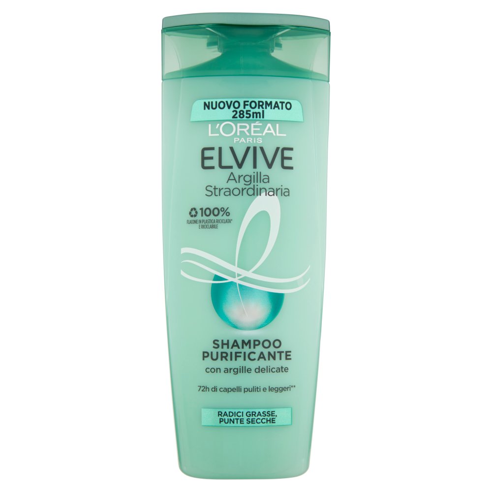 ELVIVE SHAMPOO ML.285 ARGILLA STRAORDINA RIA PURIFI