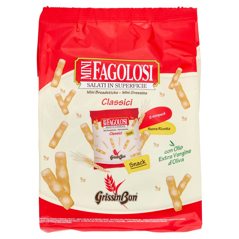 Grissin Bon Minifagoloso Classico Multipack 11xGr.15 Gr.160