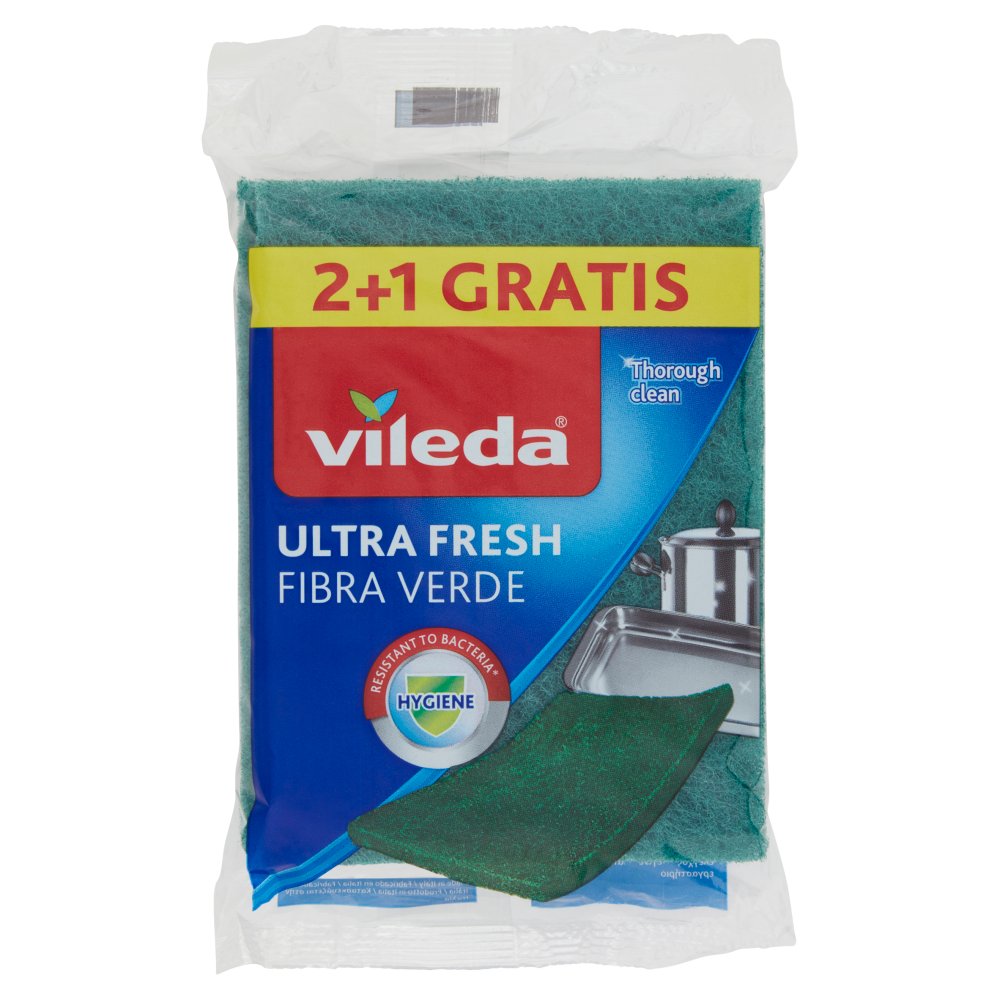 VILEDA SPUGNA ABRASIVA 2+1 FLAT SCOURER