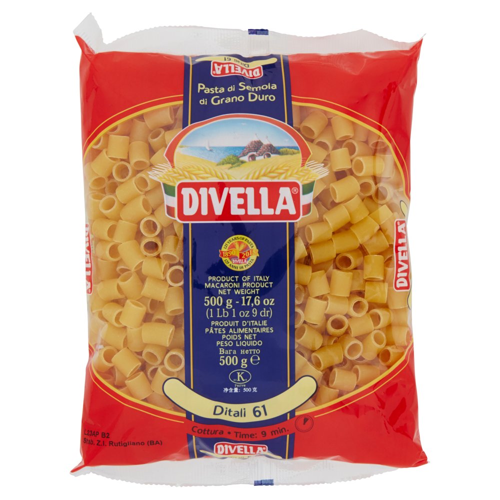 DIVELLA DITALI N.61 GR.500