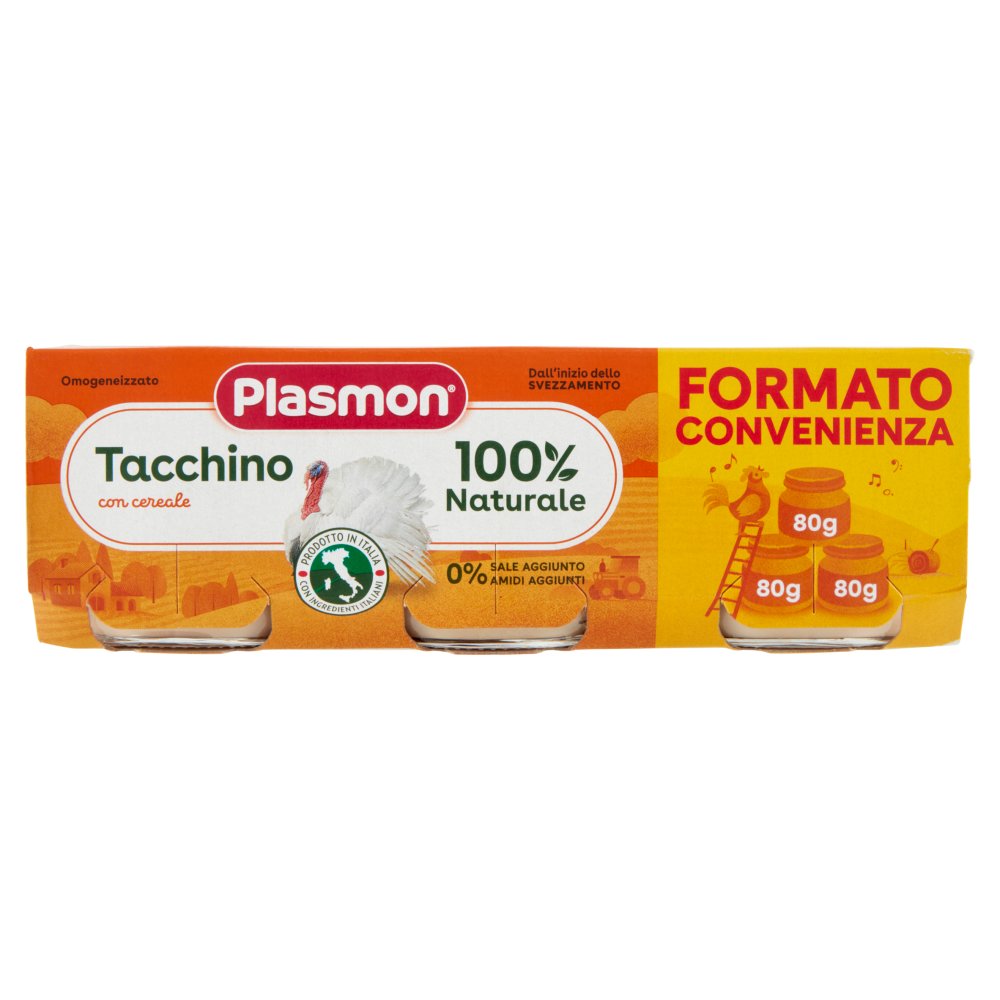 PLASMON OMO TACCHINO GR80X3| Imb. 8
