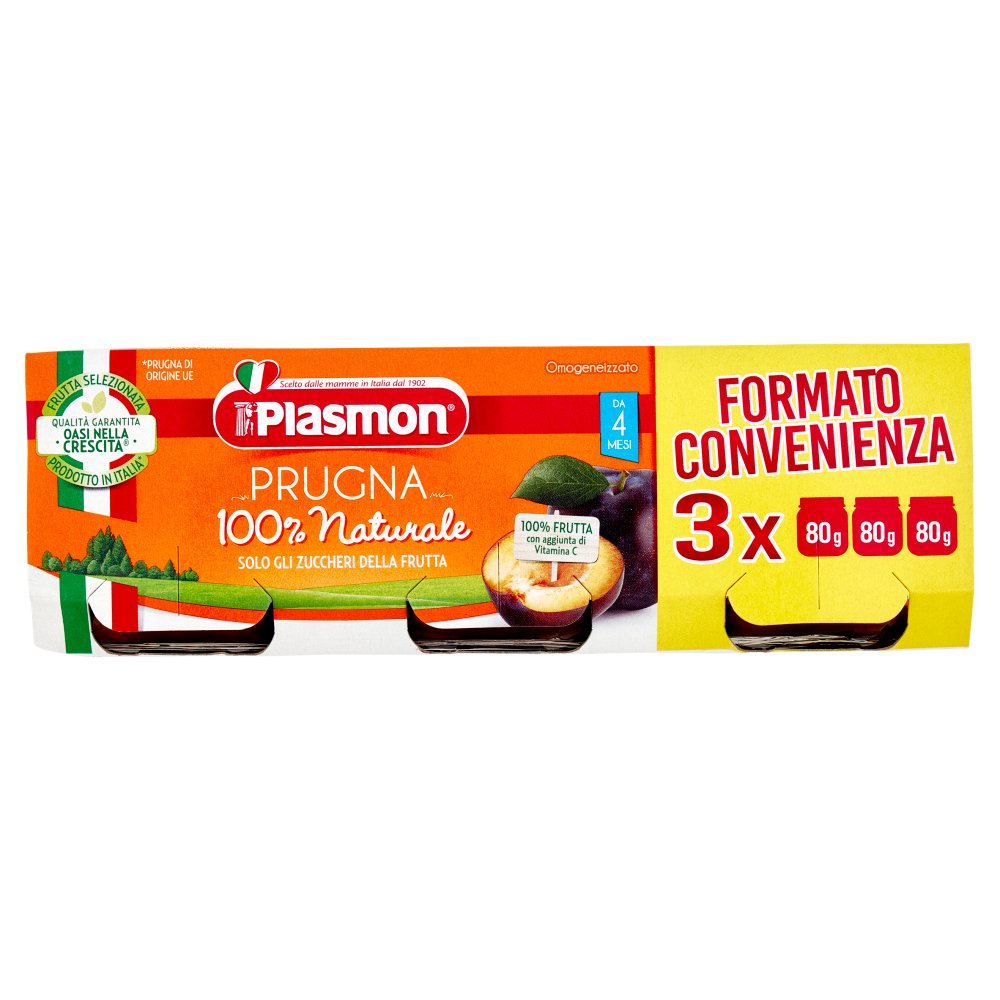 PLASMON OMO PRUGNA GR 80X3| Imb. 8