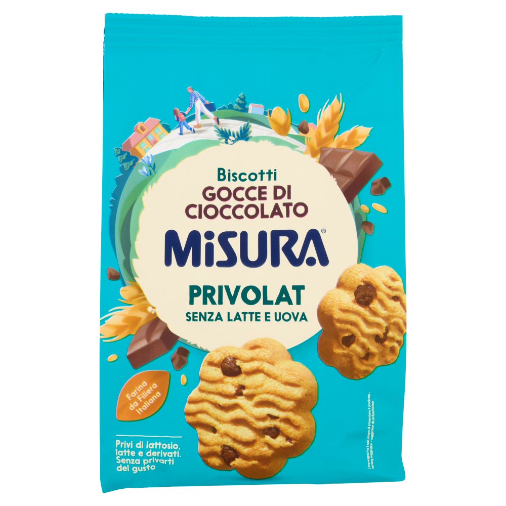 Misura Privolat Biscotti con Gocce di Cioccolato Gr.300