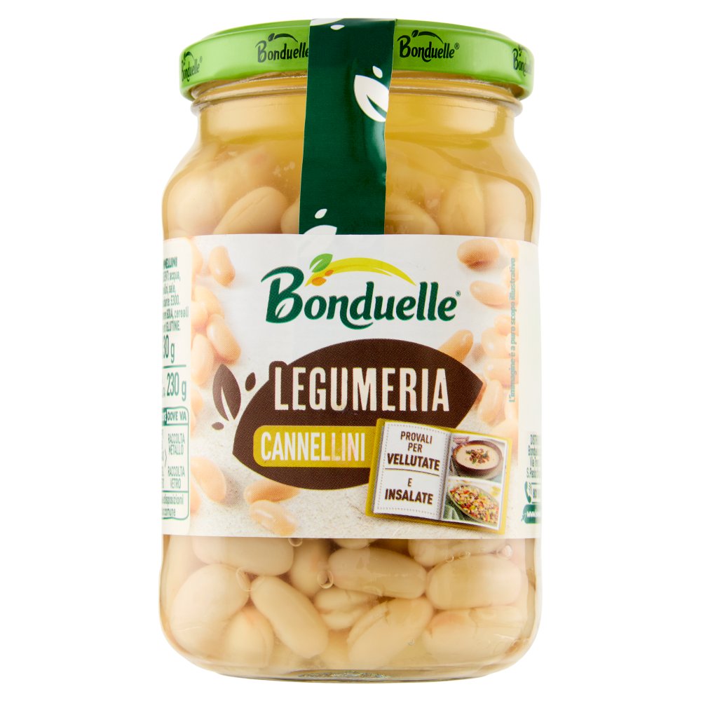 Bonduelle Cannellini Vaso Vetro Gr.370