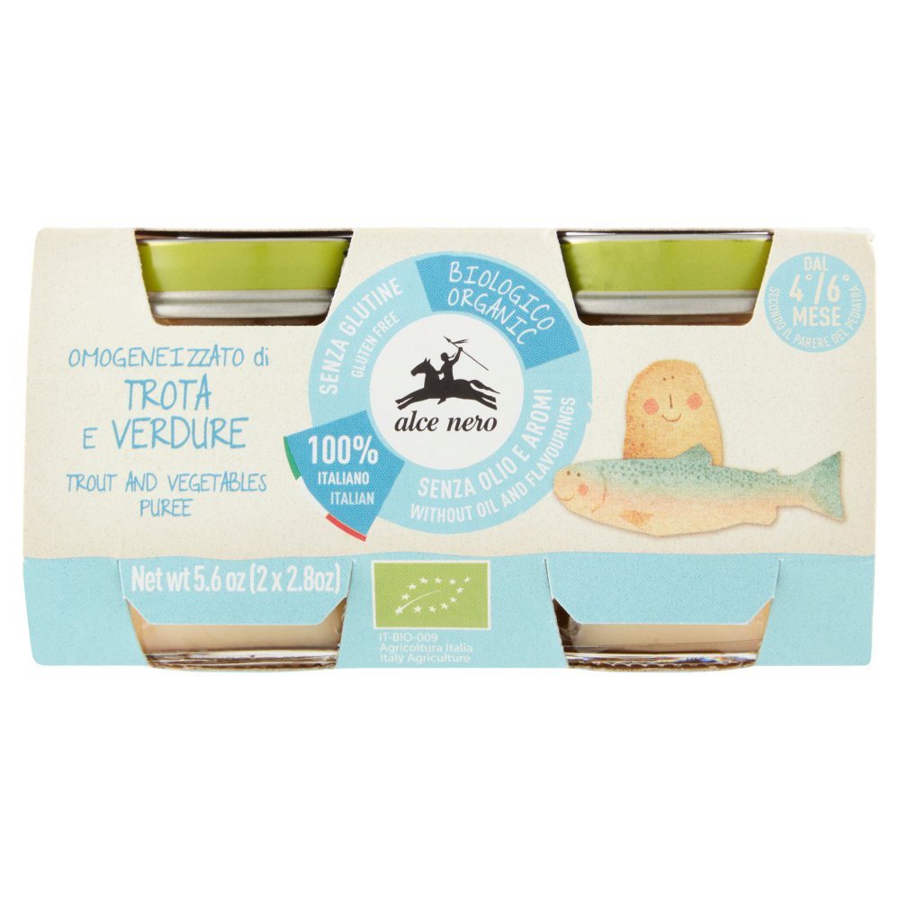 ALCE NERO OMO G.80X2 TROTA E VERDURE| Im b. 6