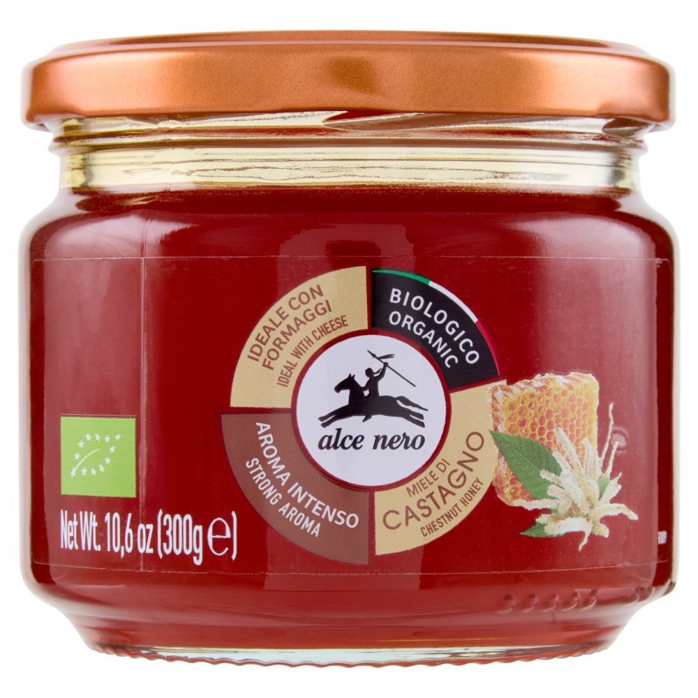 ALCE NERO MIELE CASTAGNO ITALIANO G.300 BIO V.V.| Imb. 6
