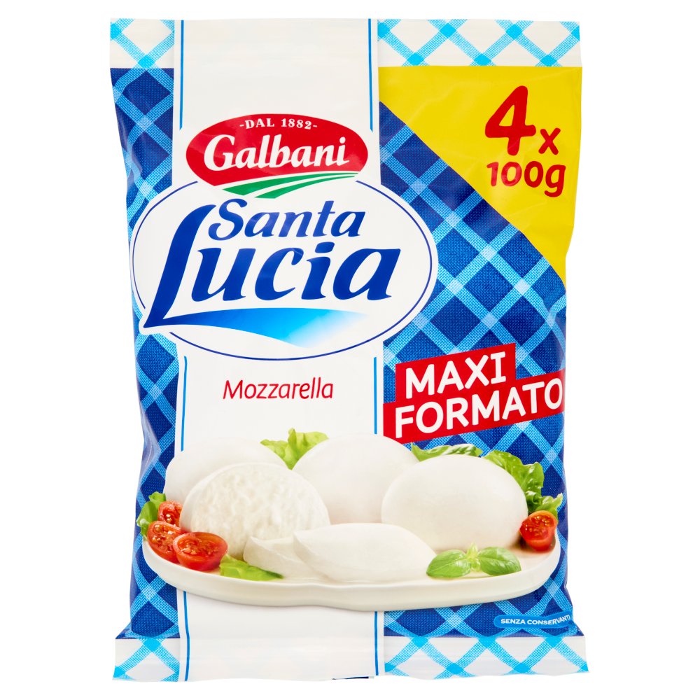 GALBANI MOZZARELLA SANTA LUCIA G.100X4| Imb. 12