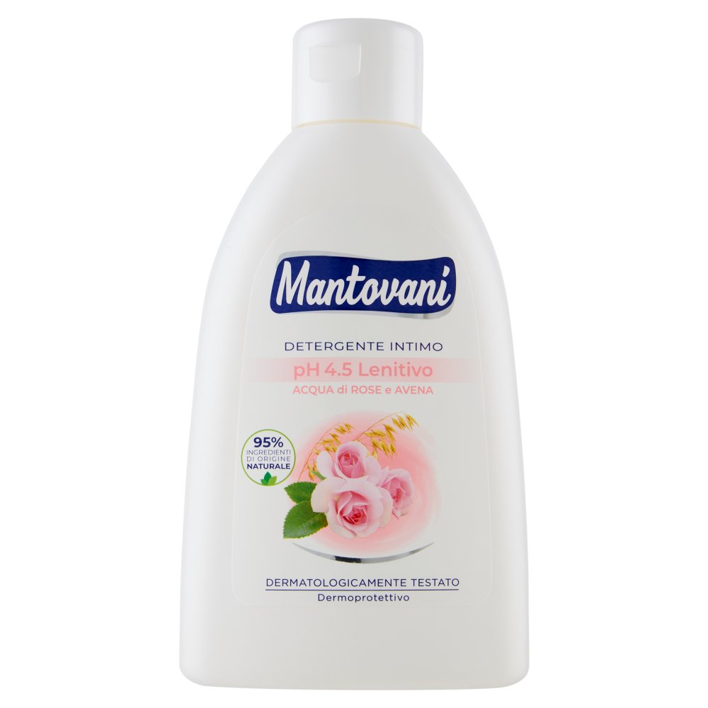 MANTOVANI IGIENE INTIMA ML.250 ACQUA DI ROSE E AVENA| Imb. 12
