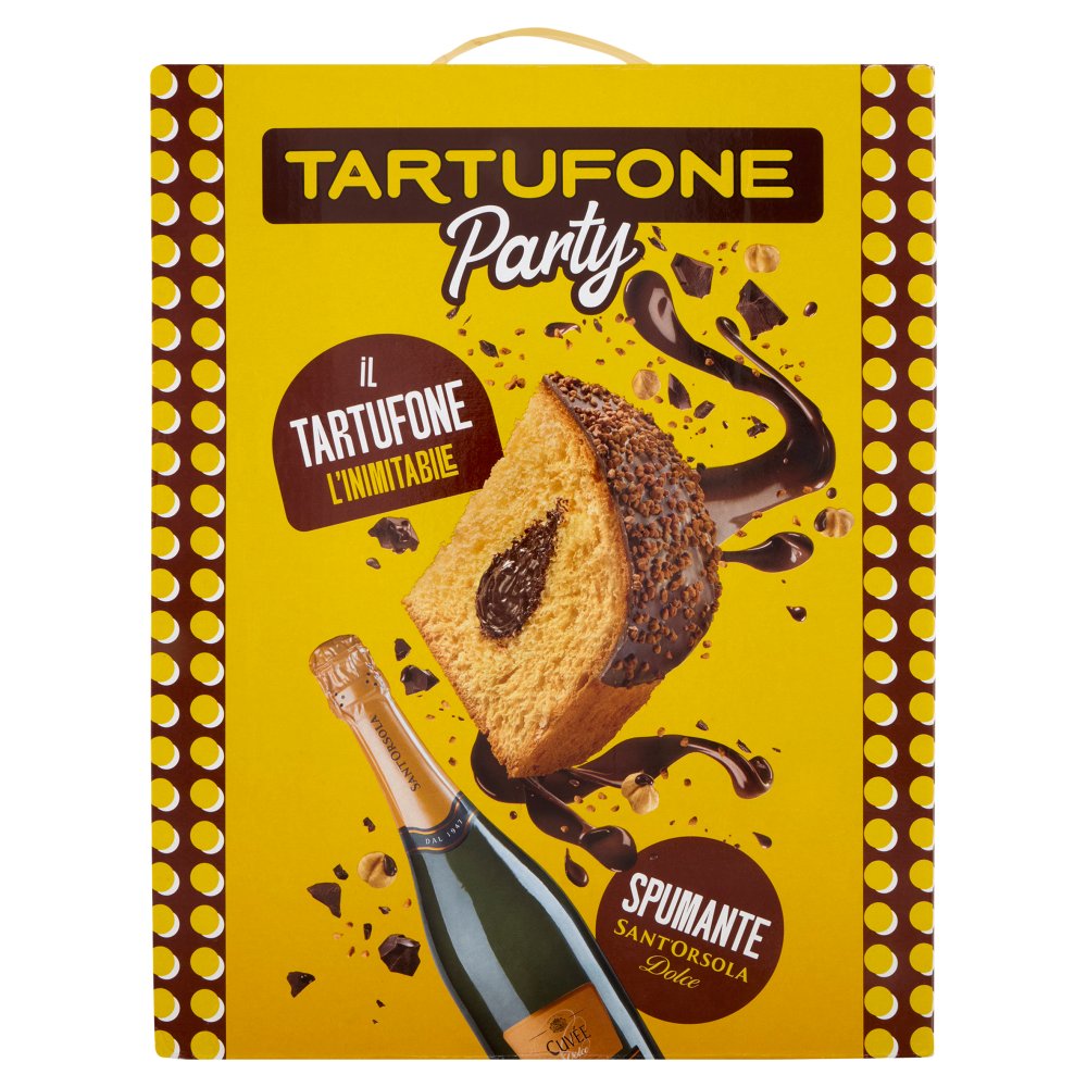 MOTTA STRENNA PARTY TARTUFONE P.NE G.750 +GANCIA CL.75 (XX)| Imb. 9