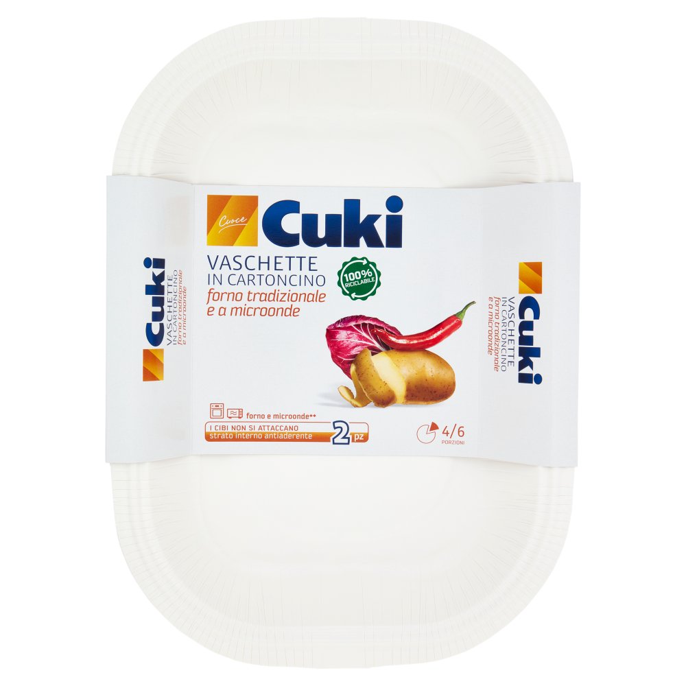 CUKI CONTENITORE IN CARTONCINO 4/6PORZ.2 PZ MICROONDE RC86| Imb. 24