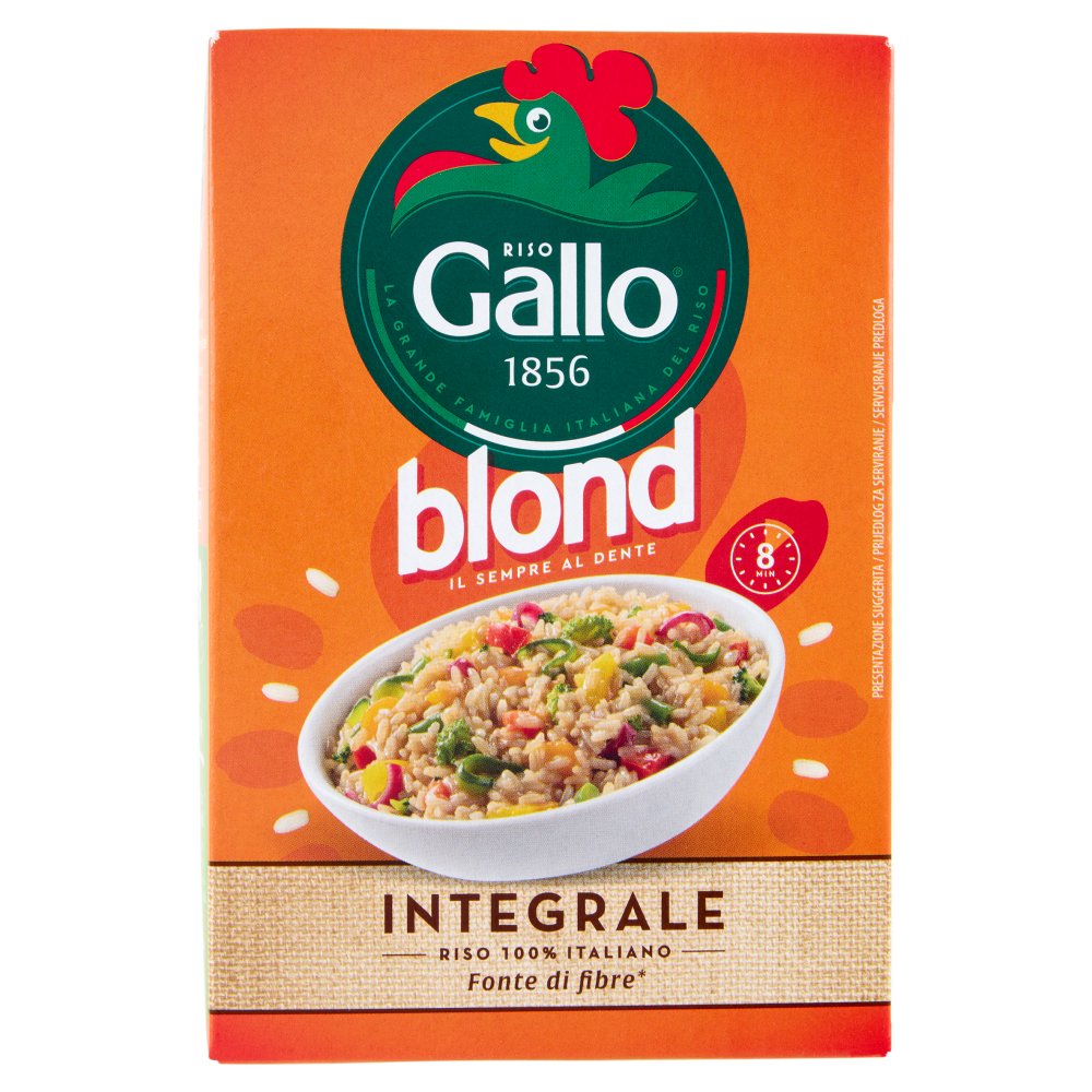 Riso Gallo Blond Integrale Gr.500