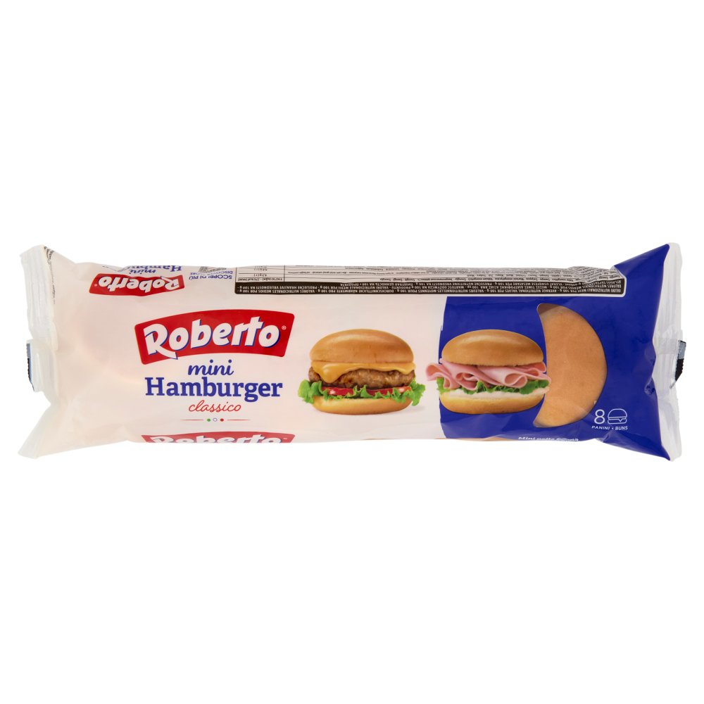 Roberto Mini Hamburger Classico Pz.8 Gr.200