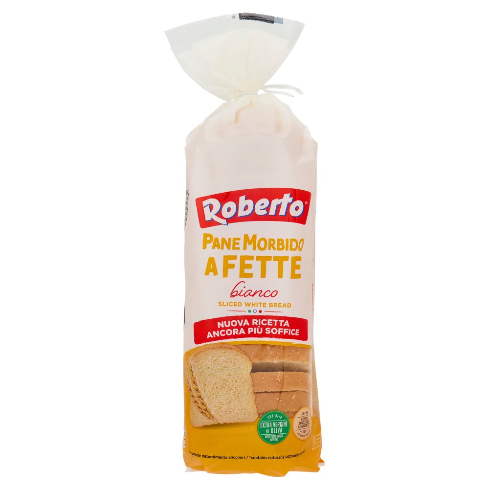 Roberto Pane Morbido a Fette Bianco Gr.400