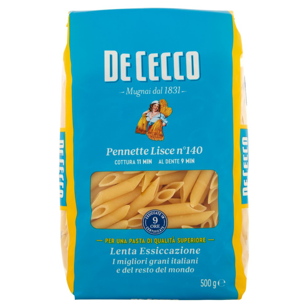 De Cecco Penne Mezzane Lisce N°140 Gr.500