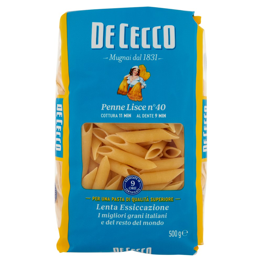 De Cecco Penne Lisce N°40 Gr.500