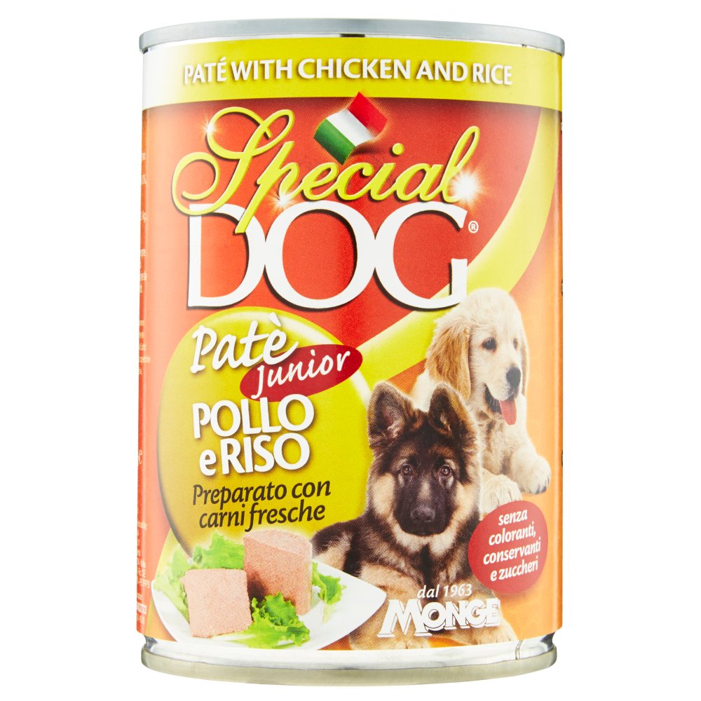 MONGE SPECIAL DOG PATE' JUNIOR GR.400