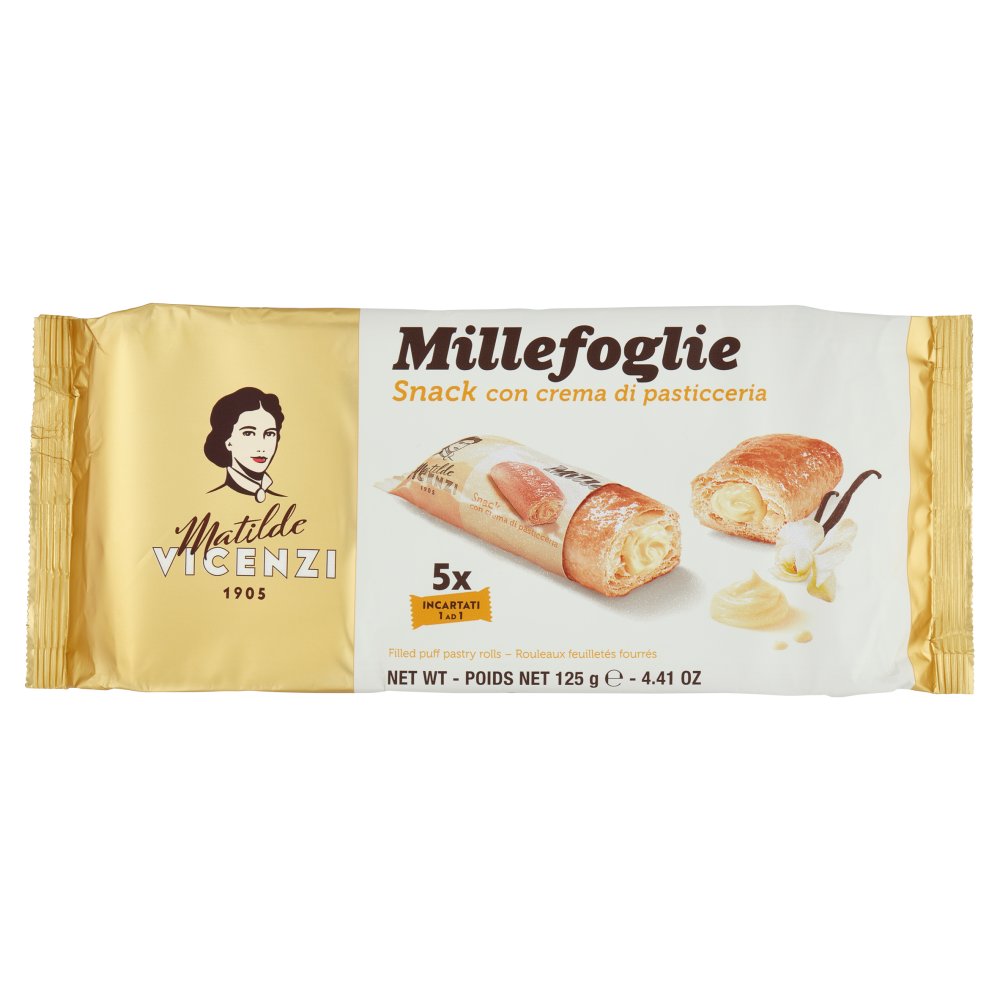 VICENZI MINISNACK CREMA PASTICCERA