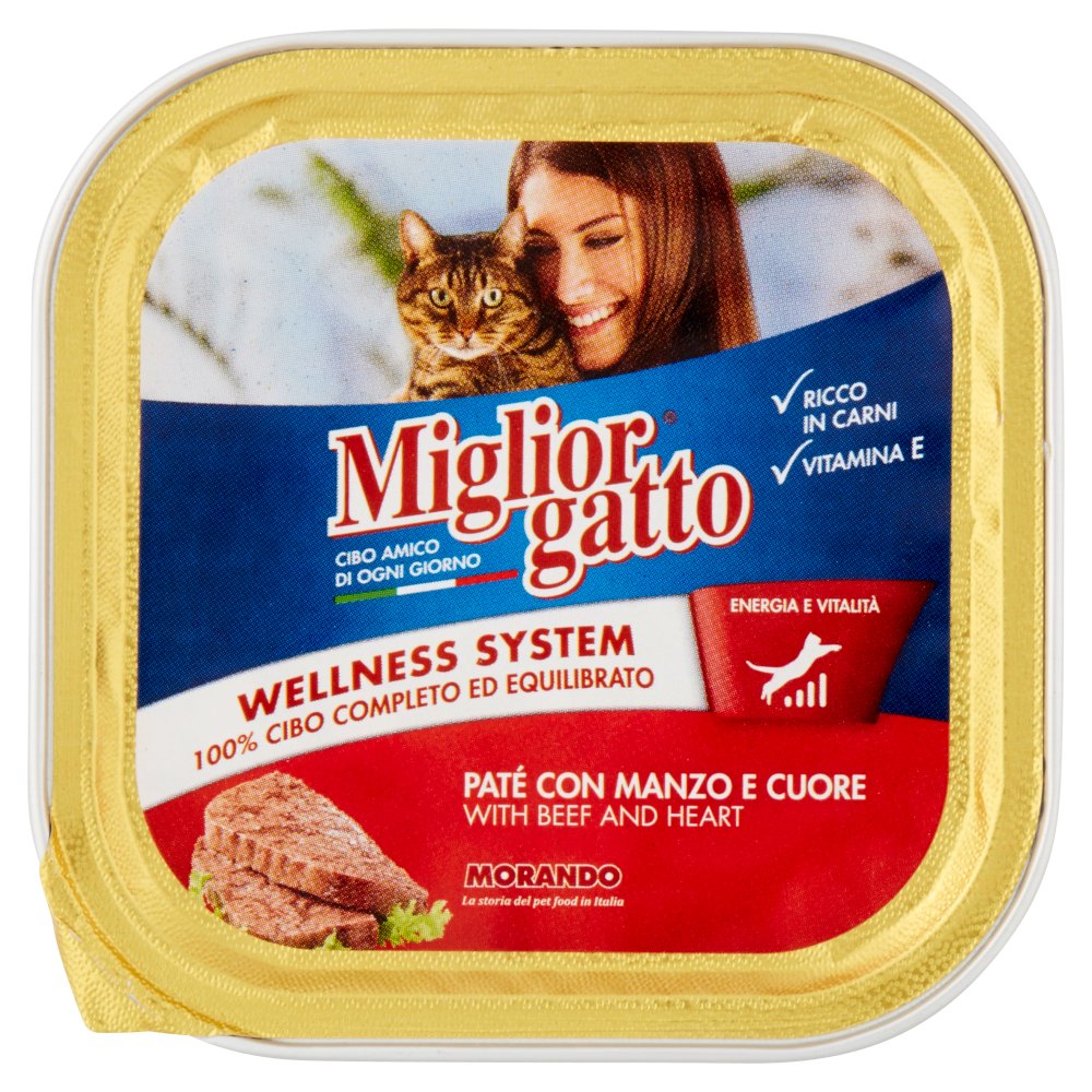 MIGLIOR GATTO VASCHETTA PATE' CON MANZO