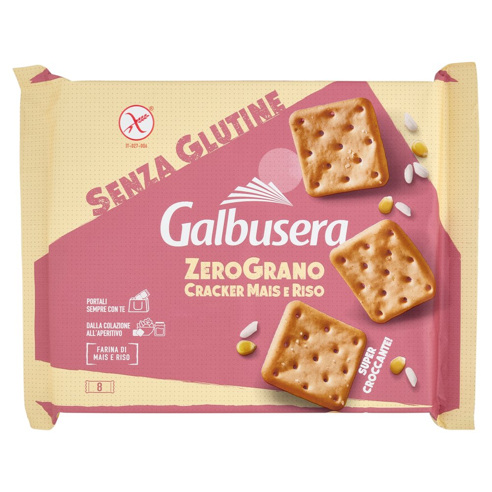 Galbusera Zerograno Cracker Gr.320