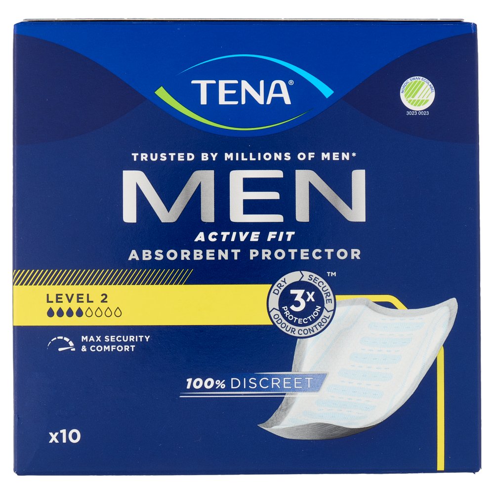 Tena Men Active Fit Absorbent Protector Level 2 Pz.10