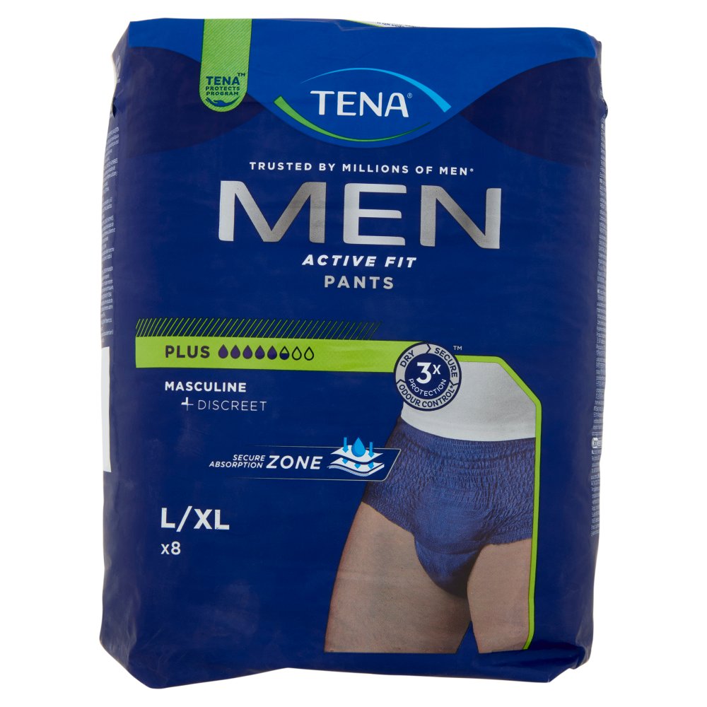 ASS. TENA MEN PANT PLUS LARGE X 8