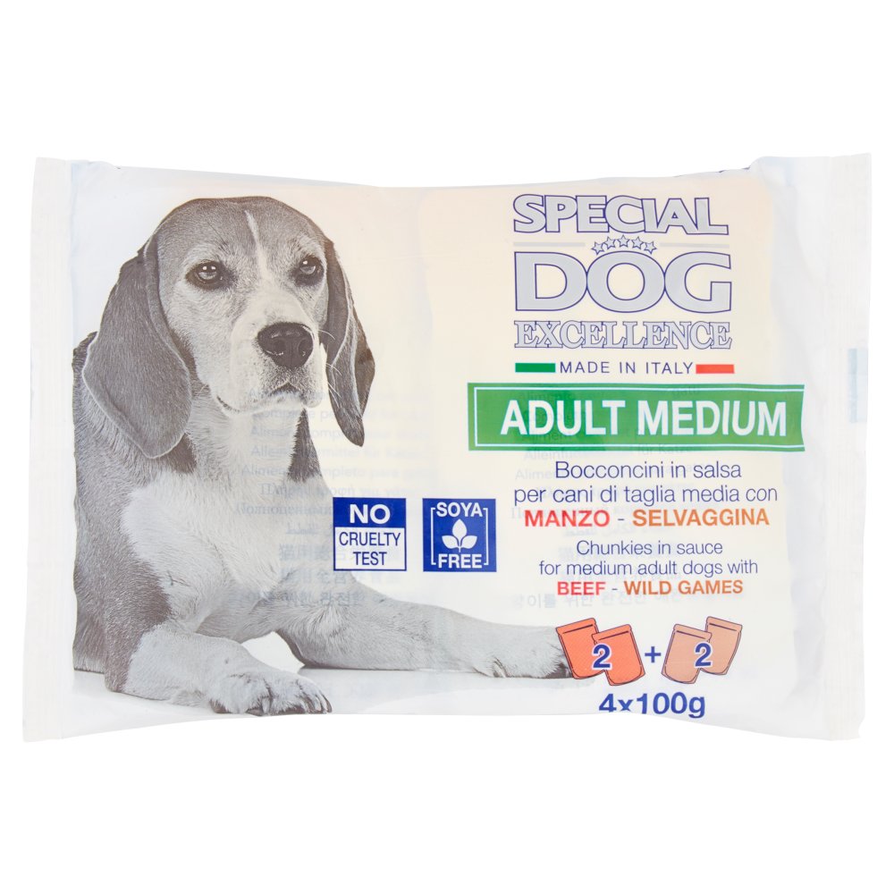 SPECIALDOG EXCELLENCE ADULT MANZO/SELV.B S GR.100X4