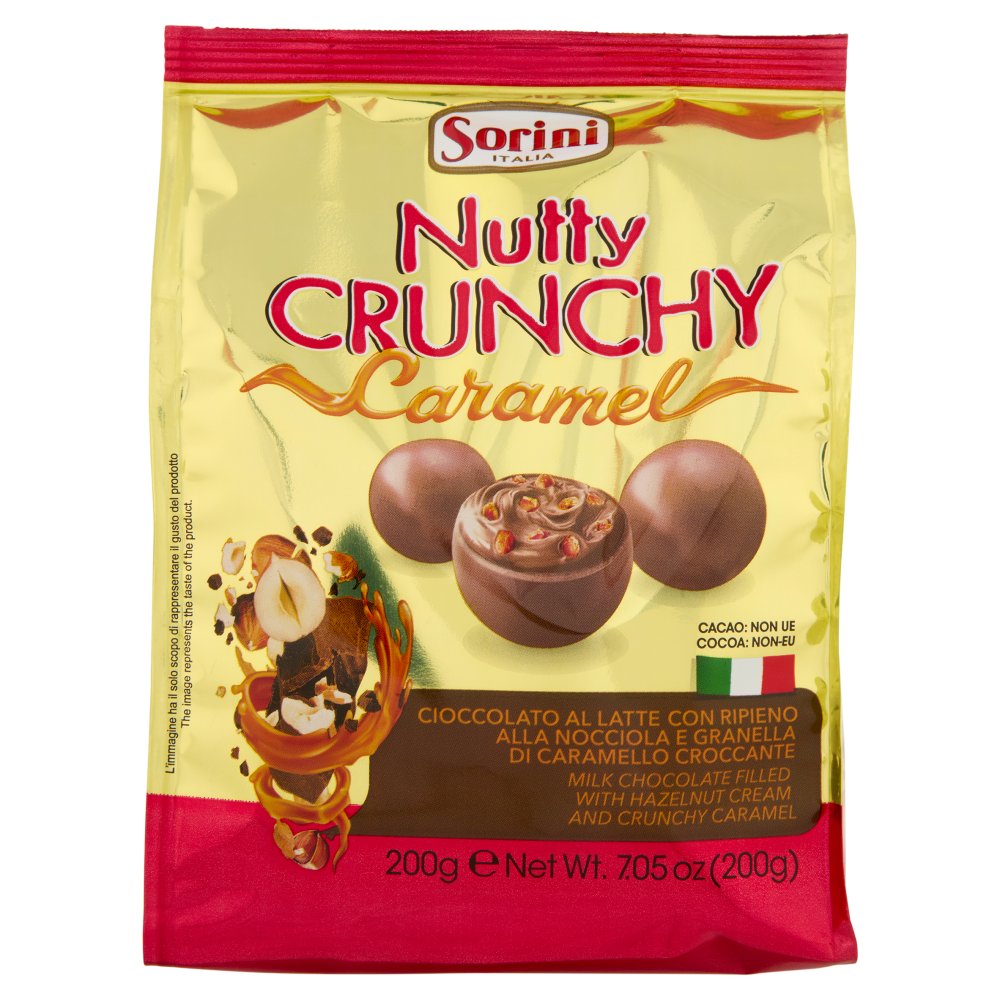 SORINI NUTTY CRUNCHY GR.200 CARAMEL