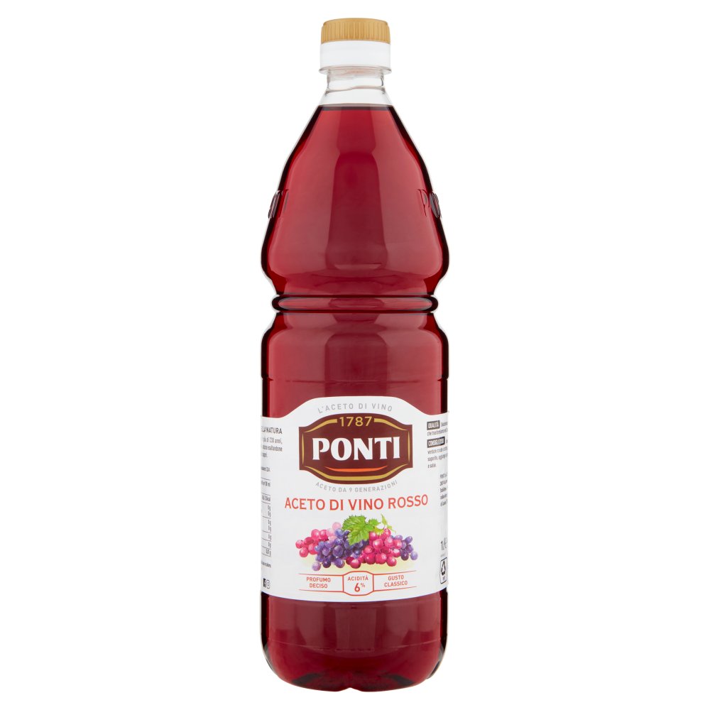Ponti Aceto di Vino Rosso Pet Lt.1