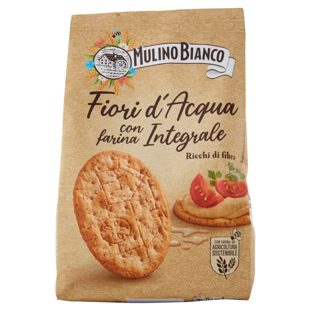 MULINO BIANCO FIORI D'ACQUA INTEGRALI GR .250