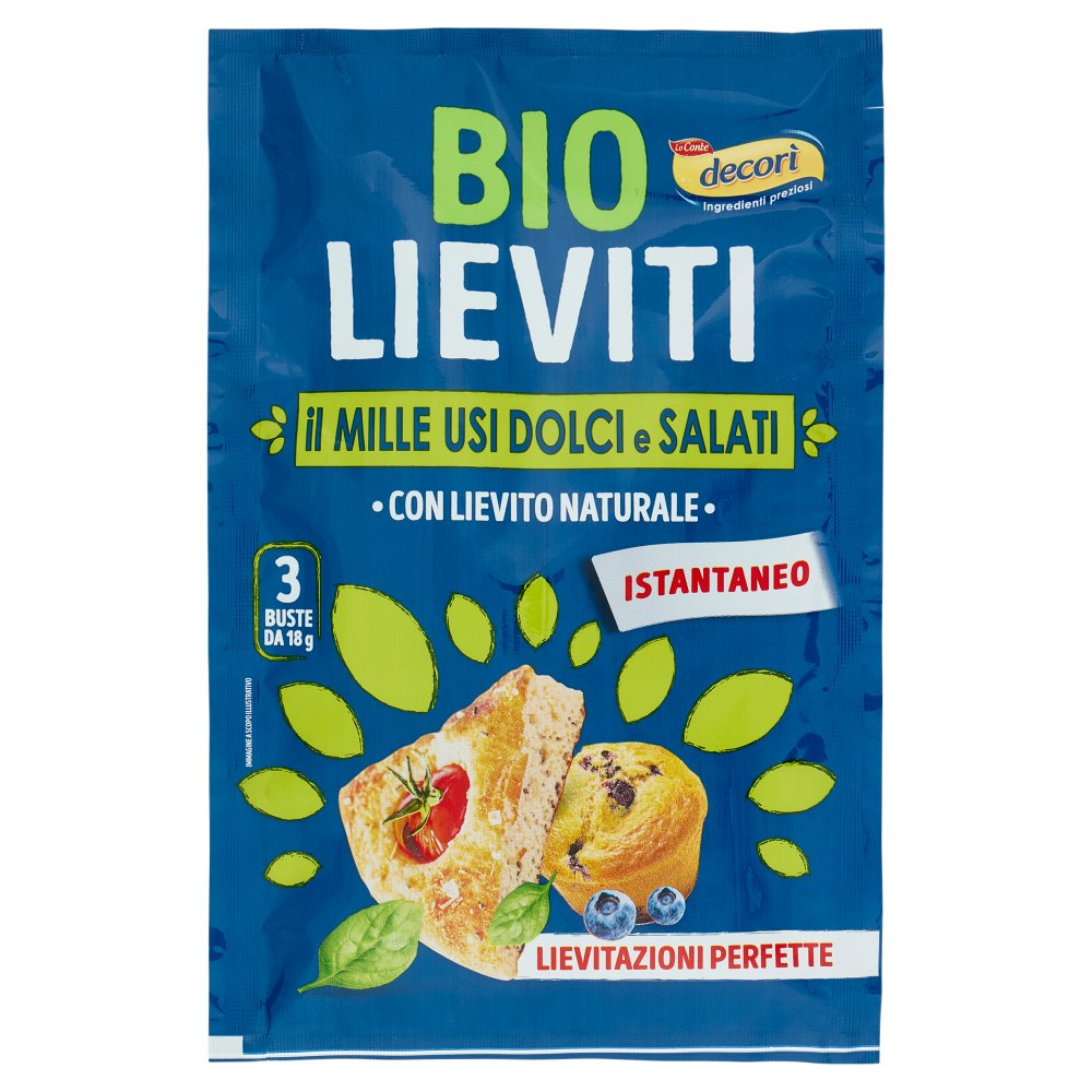DECORI' LIEVITO BIO MILLEUSI GR.18 X3 PE ZZI