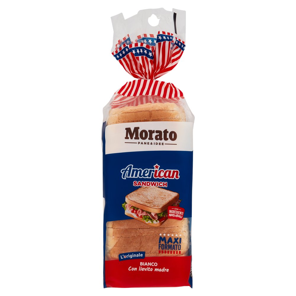MORATO AMERICAN PANE BIANCO SANDWICH GR. 825
