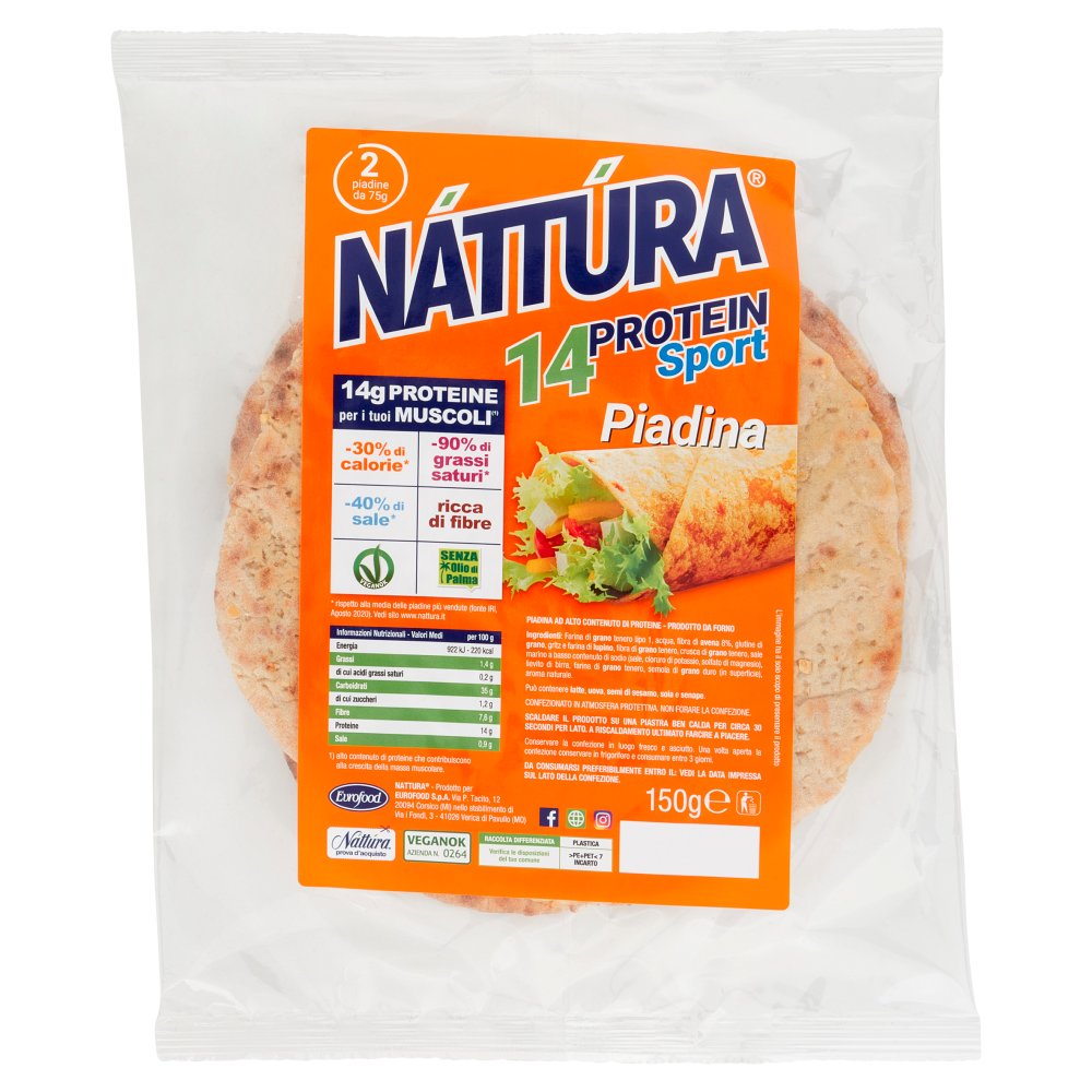 NATTURA PROTEIN PIADINA GR.150