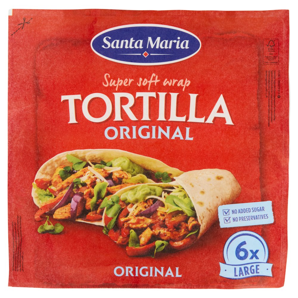 SANTA MARIA TORTILLAS GR.371 ORIGINALS 6 PZ