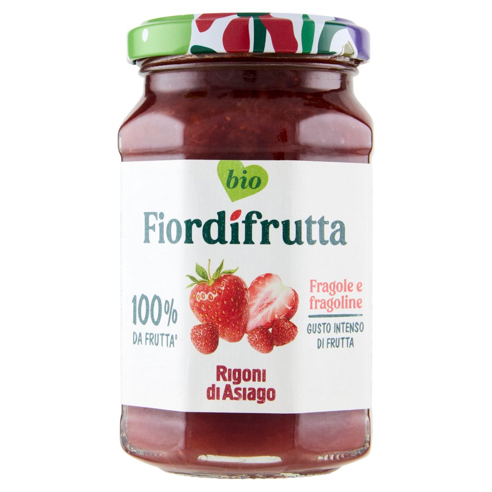 Rigoni di Asiago Fiordifrutta Bio Fragole e Fragoline di Bosco Gr.250