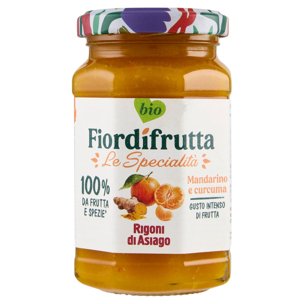 Rigoni di Asiago Fiordifrutta Bio Mandarino e Curcuma Gr.260