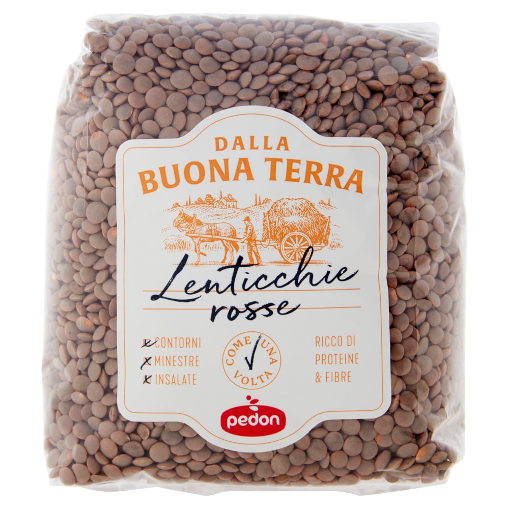 Pedon Buona Terra Lenticchie Rosse Gr.500