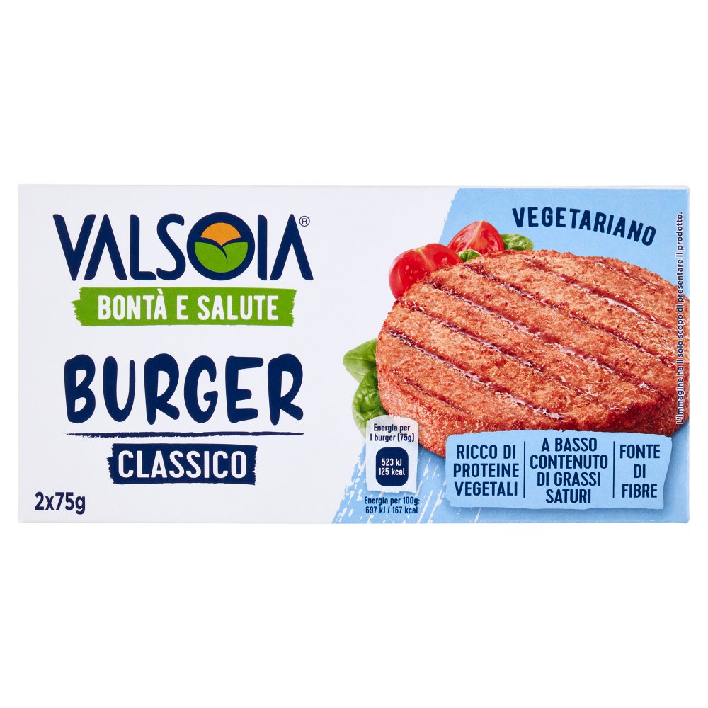 VALSOIA BURGER SURGELATE GR75X2