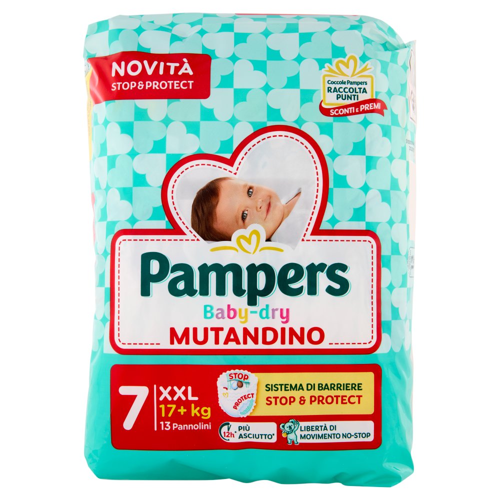 Pampers Pannolini Baby Dry Mutandino Tg.XXL Pz.13