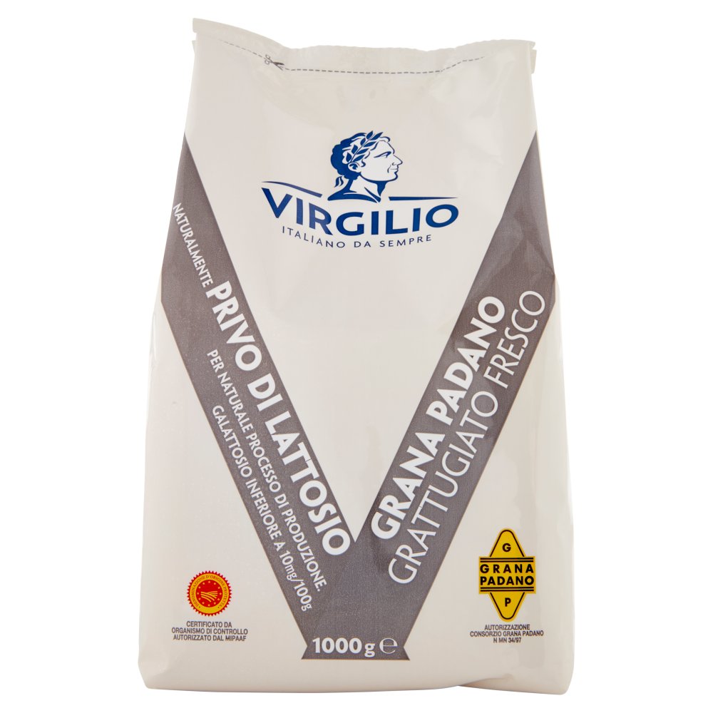 Virgilio Grana Padano Grattugiato Fresco Kg.1