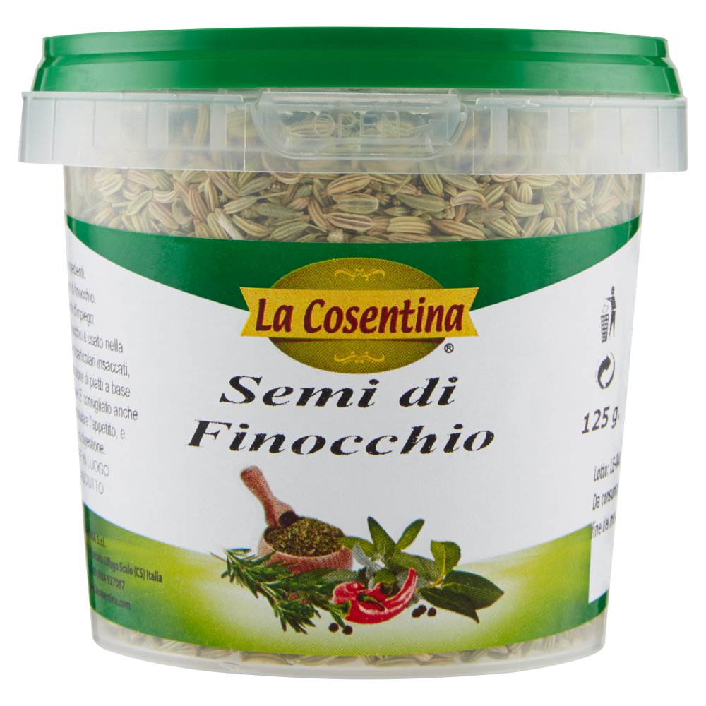 LA COSENTINA SEMI DI FINOCCHIO SELVATICO BARATTOLO GR.125