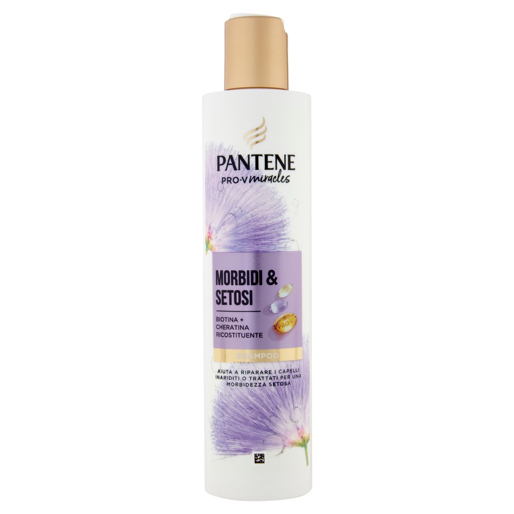 Pantene Pro-V Shampoo Miracles Morbidi e Setosi con Biotina e Proteina della Seta Idrolizzata Ml.225