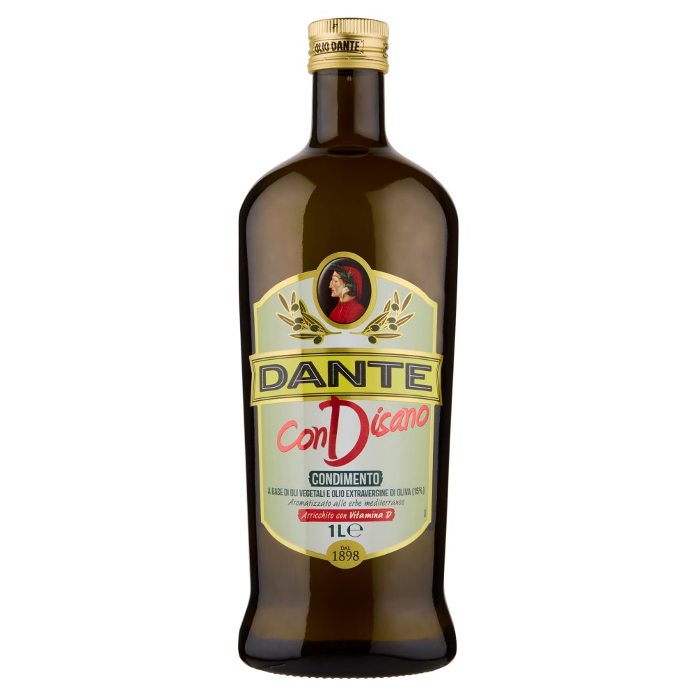 DANTE CONDISANO OLIO VEGETALE + 15% OLIO EXTRAVERGINE D'OLIVA LT.1