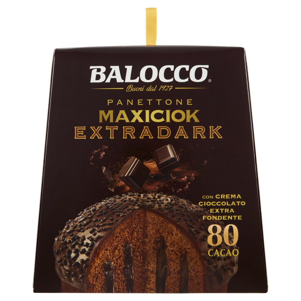 BALOCCO PANETTONE MAXICIOK EXTRADARK GR.800