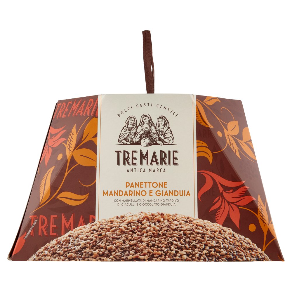 TRE MARIE PANETTONE MANDARINO E GIANDUIA GR.750