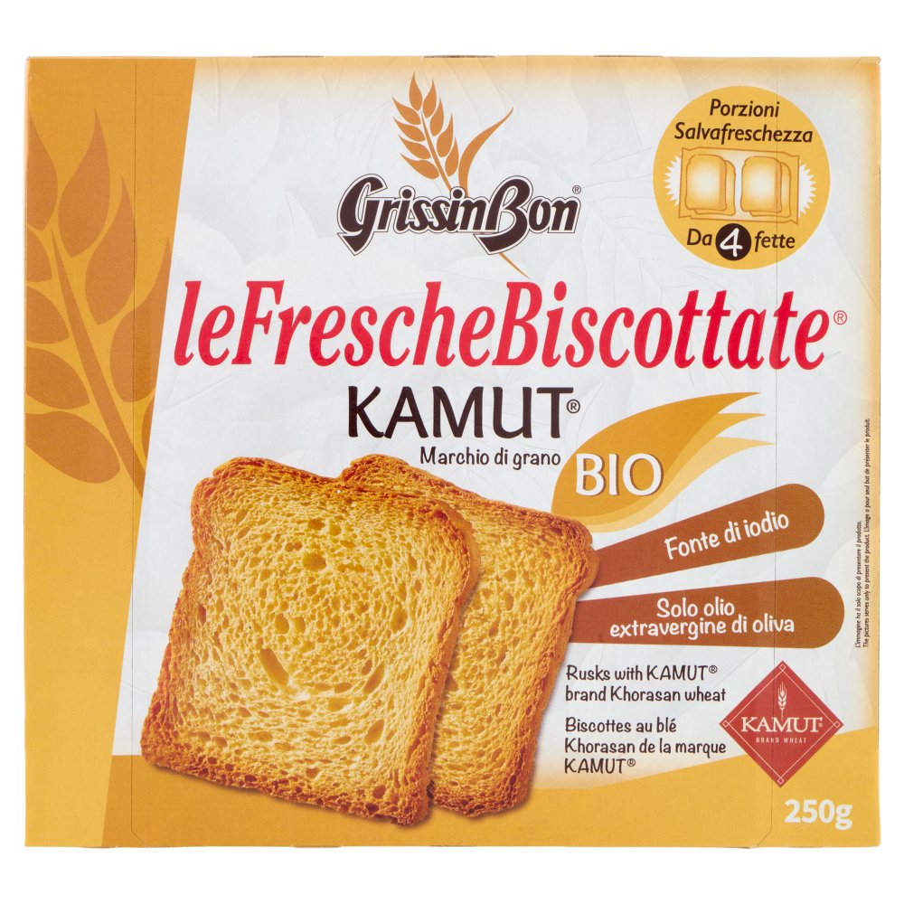 Grissin Bon Fette Biscottate Kamut Bio Gr.250