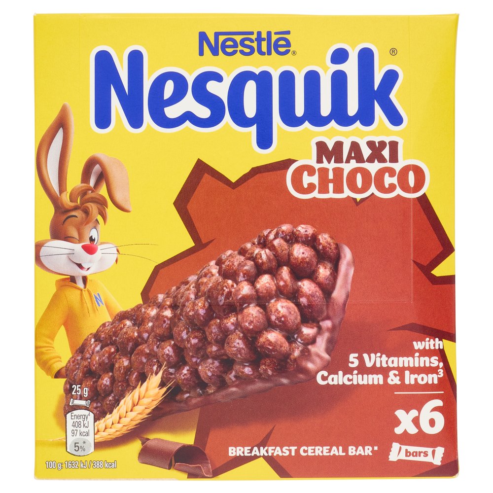 Nesquik Maxi Choco Barrette Gr.25 Pz.6